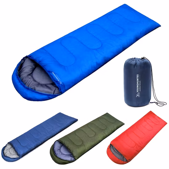 大人の男の子と女の子のための軽量バックパッキング寝袋、寒い季節の子供用寝袋ブランケット、オールシーズンのハイキングやキャンプに最適